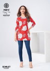 Scarlet Vol 8 By Deeptex Fancy Poplin Cotton Short Kurti Bulk Orders In India

